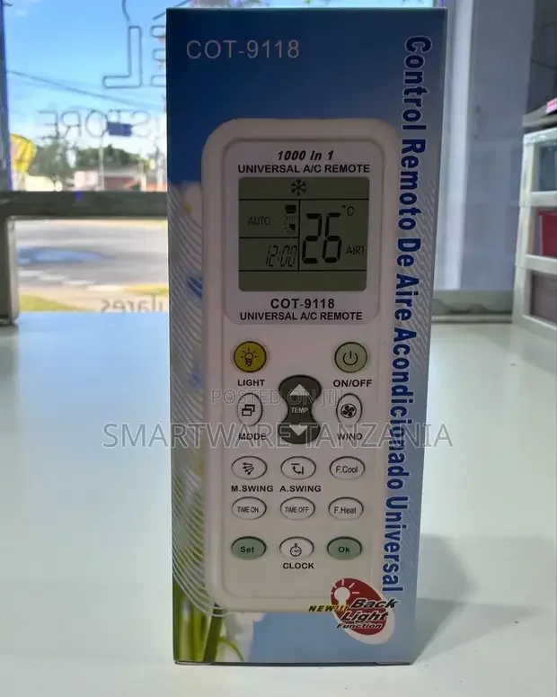 Universal A/C Remote Control Compatible With Multiple Brands - Buy in Dar es Salaam, Tanzania | Smartware