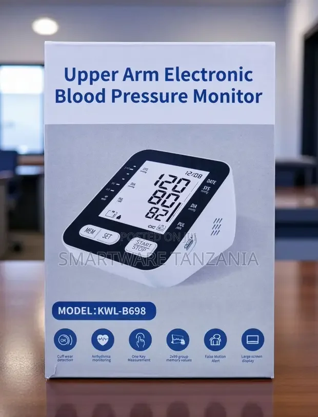Upper Arm Electronic Blood Pressure Monitor KWL-B698 - Buy in Dar es Salaam, Tanzania | Smartware