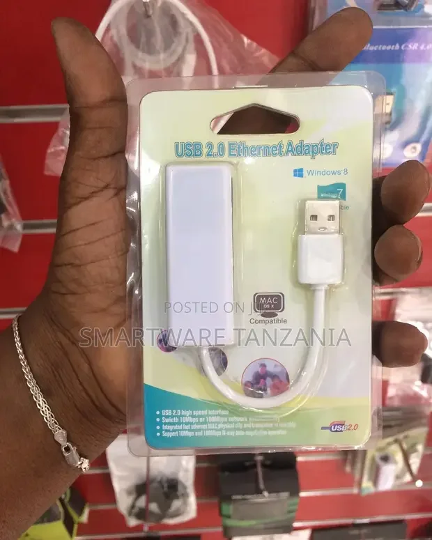 USB 2.0 To RJ45 Ethernet LAN Network Adapter 100 MBPS For PC