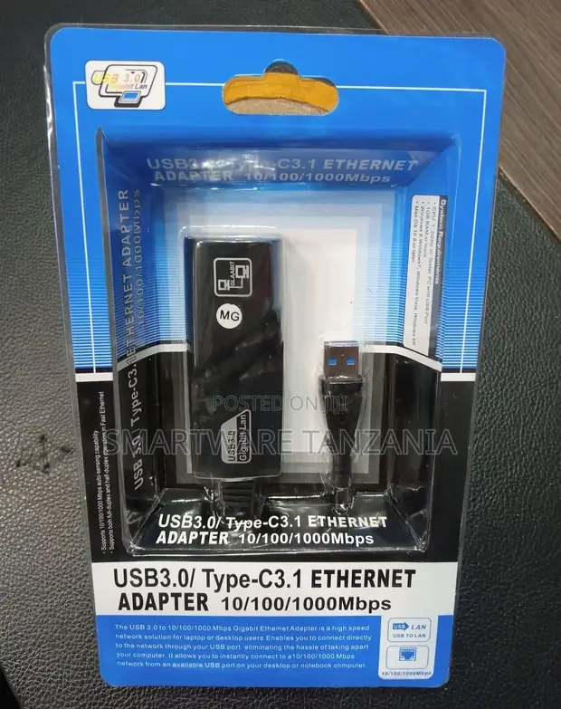 USB 3.0 Ethernet Adapter - Buy in Dar es Salaam, Tanzania | Smartware
