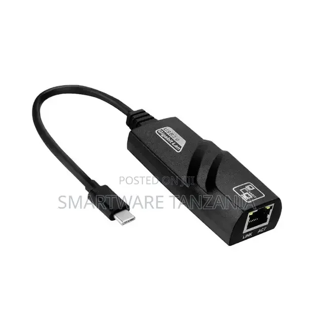 USB 3.1 Type-C to Ethernet RJ45 Male Adapter - Buy in Dar es Salaam, Tanzania | Smartware