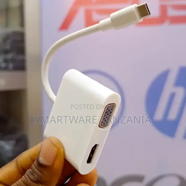 USB 3.1 Type C To HDMI + VGA Adapter