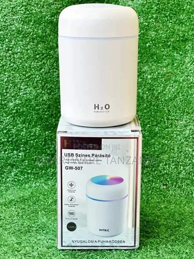 USB Air Humidifier Night Light Silent Aroma Diffuser 300ml - Buy in Dar es Salaam, Tanzania | Smartware