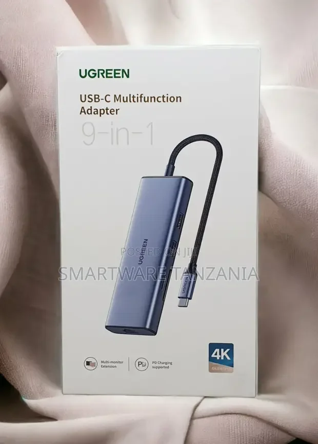 Usb C Hub 9-in-1 With 2 Type C 2 Usb A 3.0 5 Gbps Data Ports - Buy in Dar es Salaam, Tanzania | Smartware