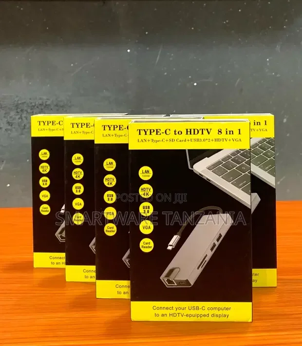 USB C Hub Ethernet Multiport Type C Adapter For Macbook Pro