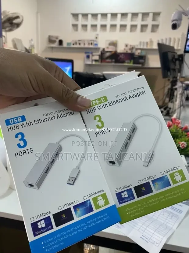 USB C Hub Type-c To Rj45 USB 3.0 Hub Docking Stastion