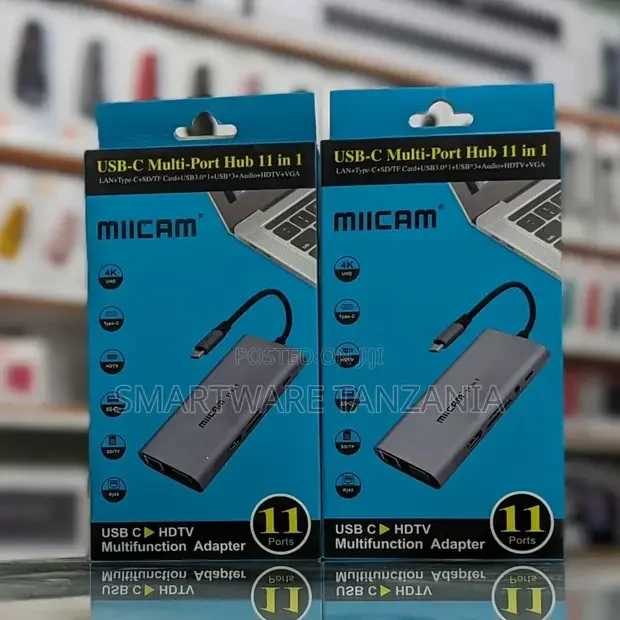 Usb C Hub With Vga, Gigabit Ethernet, 100w Pd - Buy in Dar es Salaam, Tanzania | Smartware