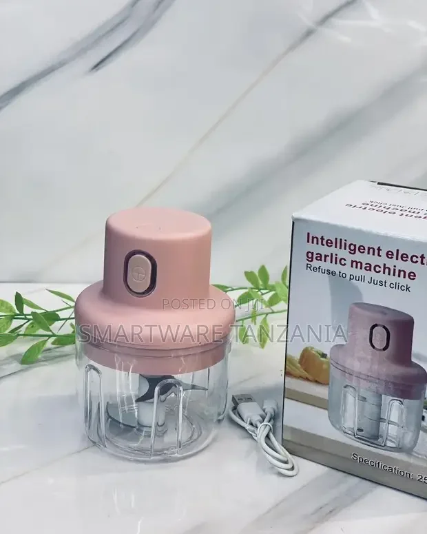 USB Cordless Electric Garlic Chopper Slicer Meat Grinder - Buy in Dar es Salaam, Tanzania | Smartware