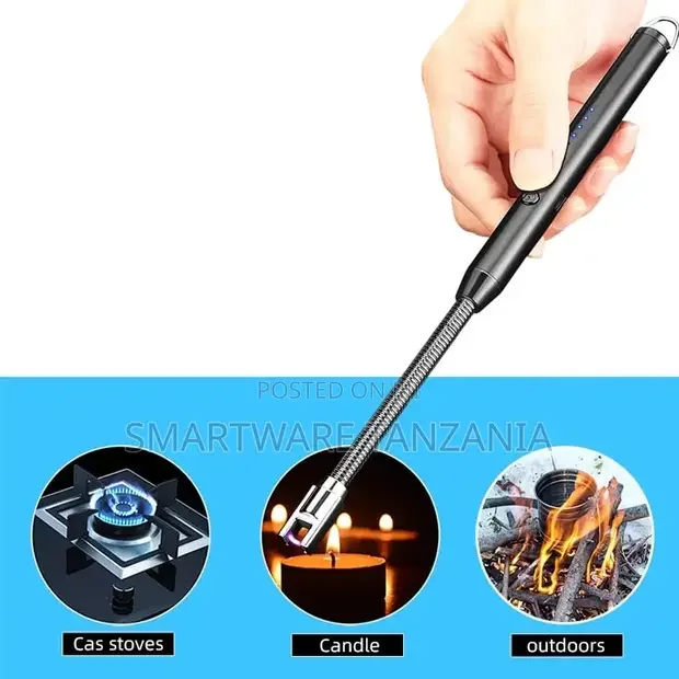 USB Rechargeable Windproof Electric Gas Arc Lighter - Buy in Dar es Salaam, Tanzania | Smartware