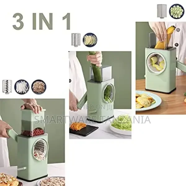 Vegetable Cutter + Cheese Grater - Vegetable Shredder Round