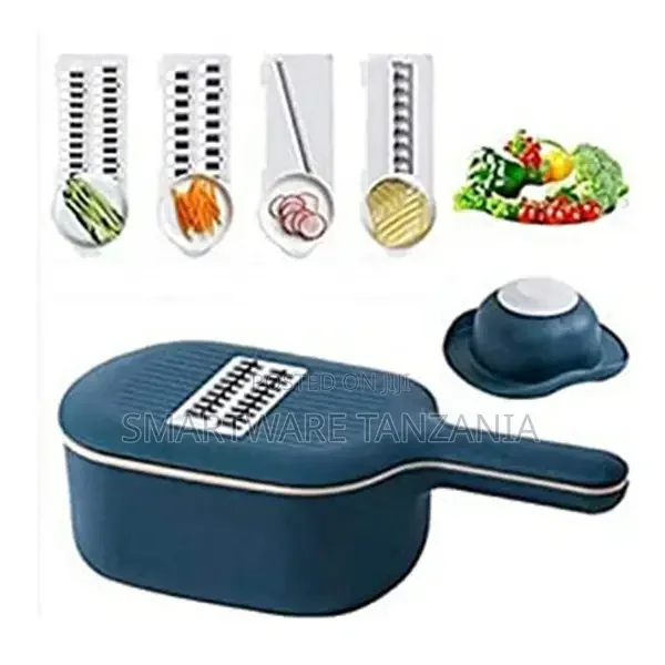 Vegetable Cutter Slicer Peeler Storage Basket Kitchen Tool