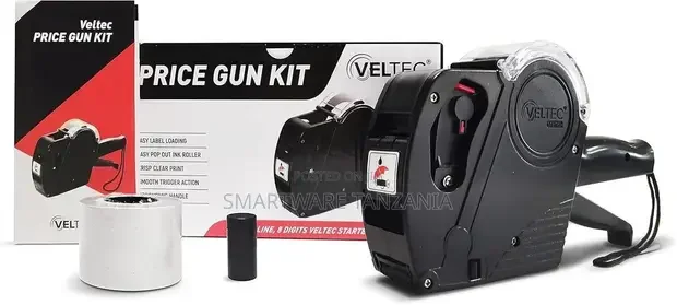 Veltec Price Gun Kit 8 Digit Single Line Label Maker - Buy in Dar es Salaam, Tanzania | Smartware