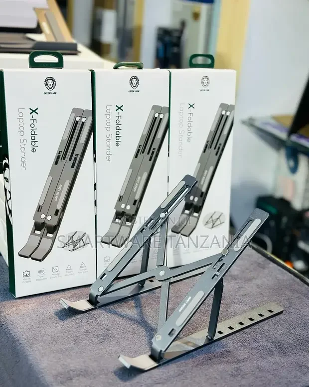 Ventilated Aluminium Tabletop Laptop Stand With 6 Angles