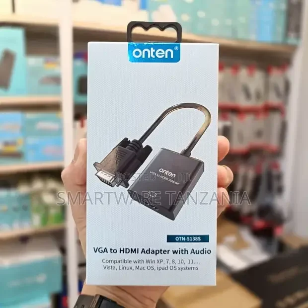VGA to HDMI Adapter with Audio and USB Cable - Buy in Dar es Salaam, Tanzania | Smartware