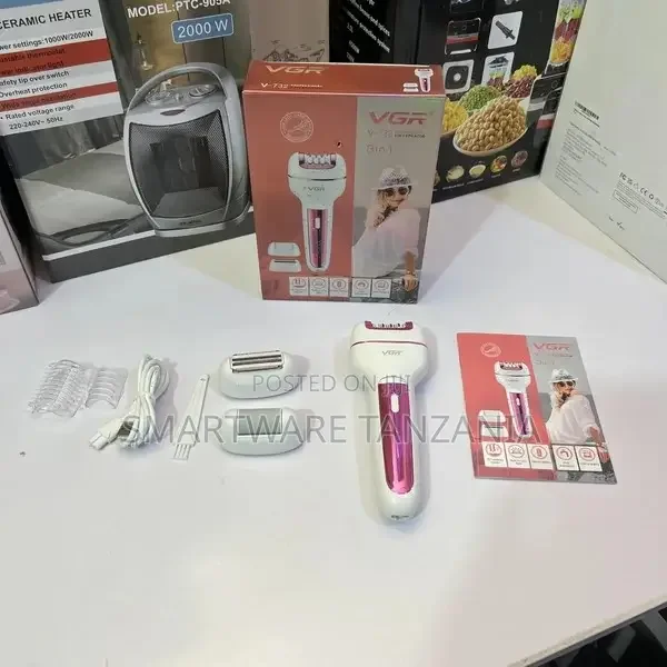 VGR V-722 Cordless 2-in-1 Women Body Epilator Shaver - Buy in Dar es Salaam, Tanzania | Smartware