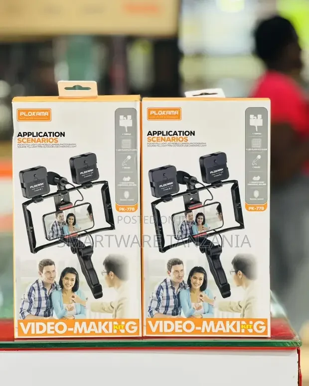 Video Making Kit With Microphone and LED Light - Buy in Dar es Salaam, Tanzania | Smartware