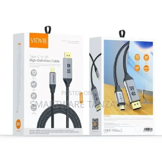 Vidvie HD02 USB Type-C DisplayPort Adapter Cable 60Hz - Buy in Dar es Salaam, Tanzania | Smartware