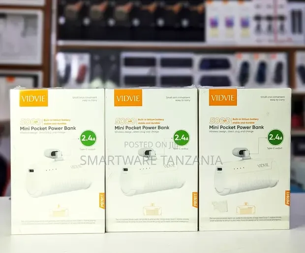 Vidvie PB781T 5000mAh Mini Pocket Power Bank - Buy in Dar es Salaam, Tanzania | Smartware