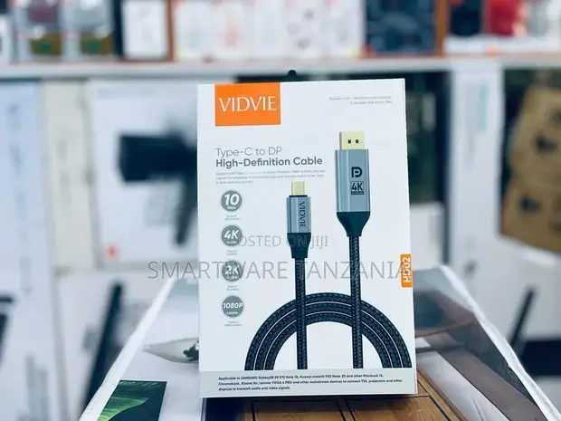 Vidvie Usb-C to Displayport Cable 60hz HDR - Buy in Dar es Salaam, Tanzania | Smartware