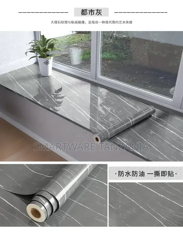 Vinyl Wallpaper, Waterproof, Oilproof and Heat Resistant - Buy in Dar es Salaam, Tanzania | Smartware