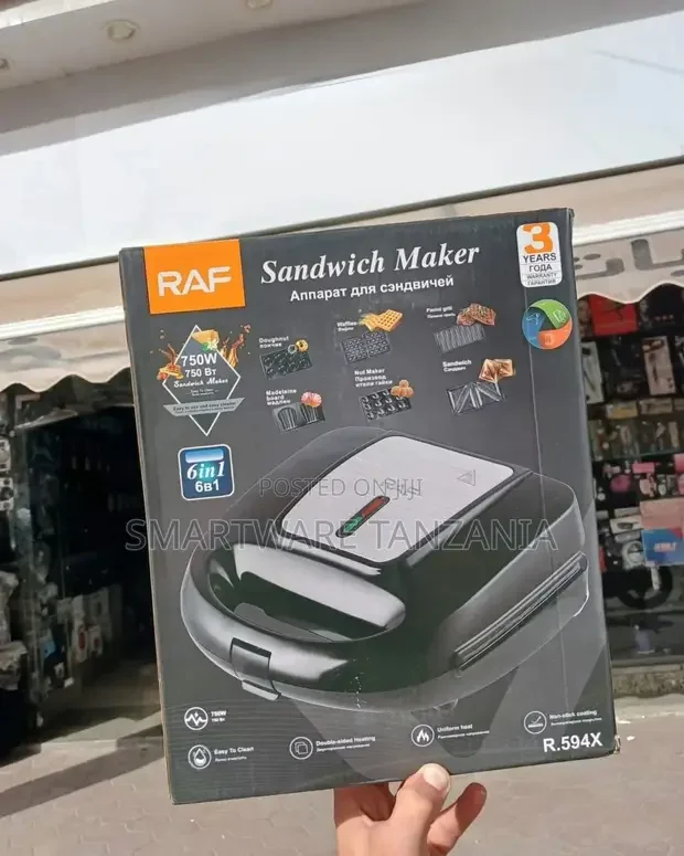 6-in-1 Waffle Maker Sandwich Maker - Buy in Dar es Salaam, Tanzania | Smartware