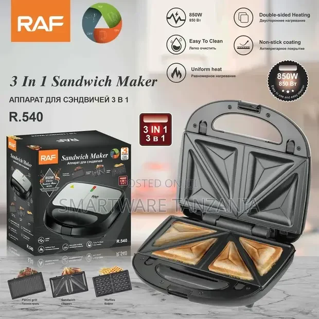 Waffle Maker Sandwich Set - Versatile Cooking Rapid Heat - Buy in Dar es Salaam, Tanzania | Smartware