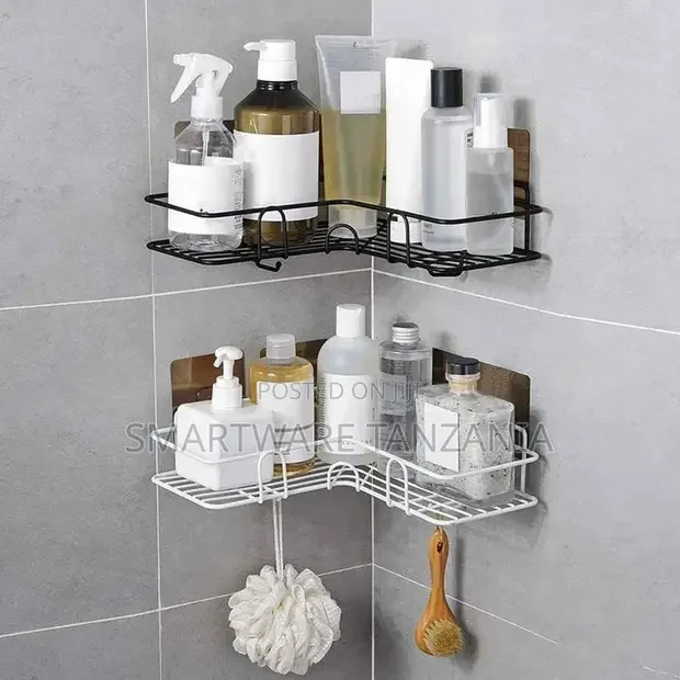 Wall Bathroom Organizer Corner Shelf Punch-Free Shampoo Rack - Buy in Dar es Salaam, Tanzania | Smartware