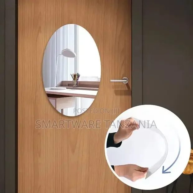 Unbreakable Plastic Wall Mirror Stickers - Buy in Dar es Salaam, Tanzania | Smartware