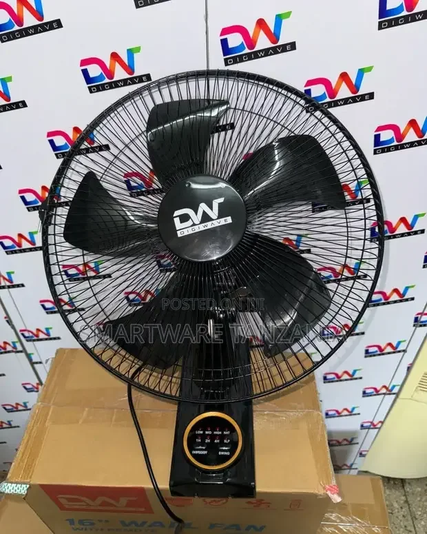 Wall-Mounted Oscillating Fan 16 Inch 3 Speed - Buy in Dar es Salaam, Tanzania | Smartware