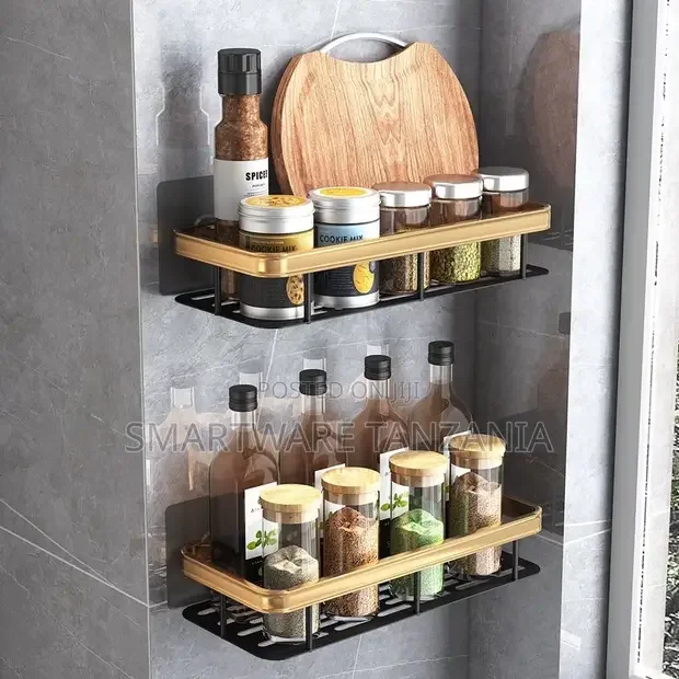 Wall Mounted Spice Rack, Kitchen Spice Jars Rack Organisers - Buy in Dar es Salaam, Tanzania | Smartware
