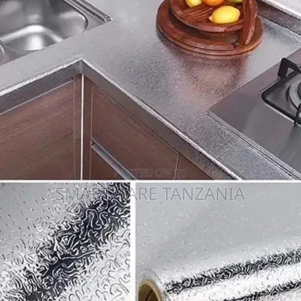 Wallpaper Stickers Kitchen Aluminum Foil Stickers Oil Proof - Buy in Dar es Salaam, Tanzania | Smartware