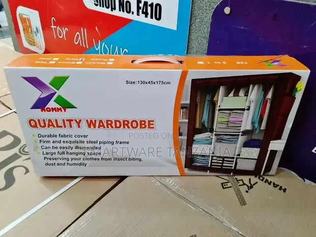 Wardrobe Folding Iron and Non Woven Fabric Cloth Cover - Buy in Dar es Salaam, Tanzania | Smartware