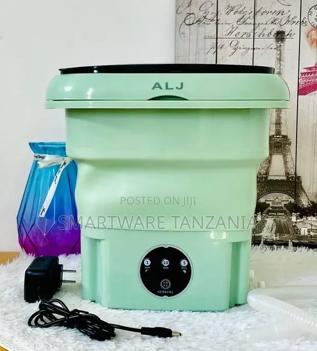 Foldable Mini Washing Machine with Drain Basket - Buy in Dar es Salaam, Tanzania | Smartware