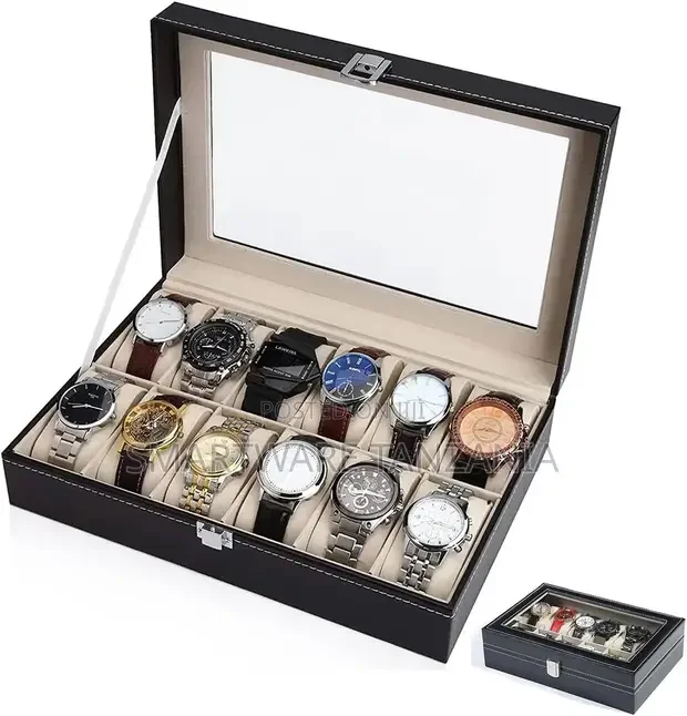 Watch Box Organizer - Display Storage for Watches - Buy in Dar es Salaam, Tanzania | Smartware