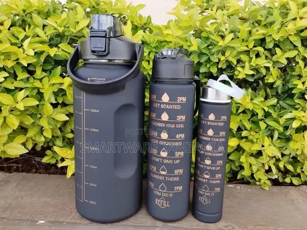 Motivational Water Bottles 3 Pack - Buy in Dar es Salaam, Tanzania | Smartware