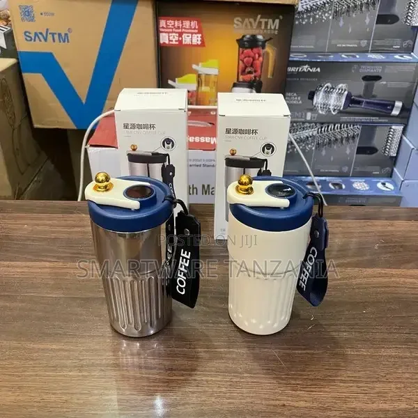 Insulated Stainless Steel Coffee Mug with Temperature Display - Buy in Dar es Salaam, Tanzania | Smartware