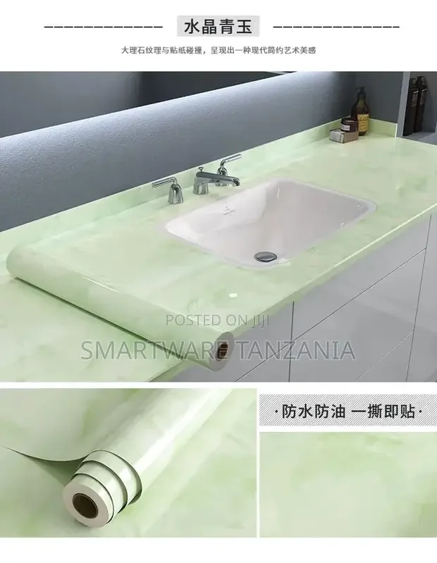 Waterproof Sticker Roll Kitchen Wall Marble Contact Paper - Buy in Dar es Salaam, Tanzania | Smartware