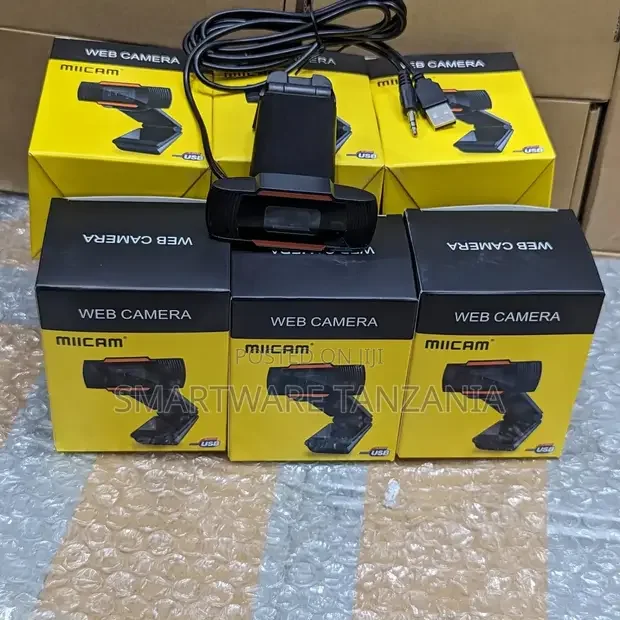 Webcam With Microphone, USB Desktop Laptop Camera - Buy in Dar es Salaam, Tanzania | Smartware