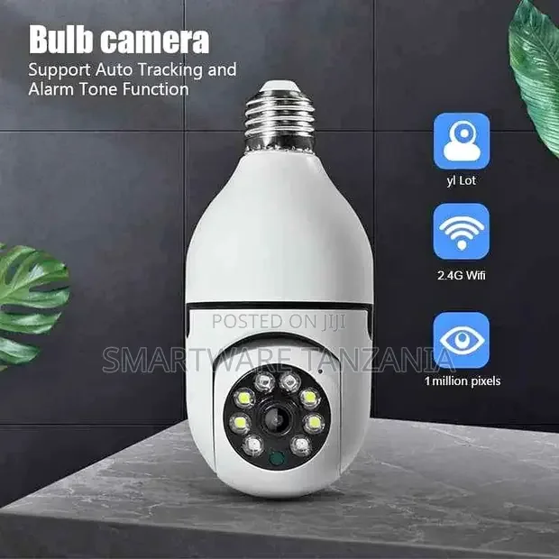 Wifi Light Bulb Camera Security Night Vision - Buy in Dar es Salaam, Tanzania | Smartware