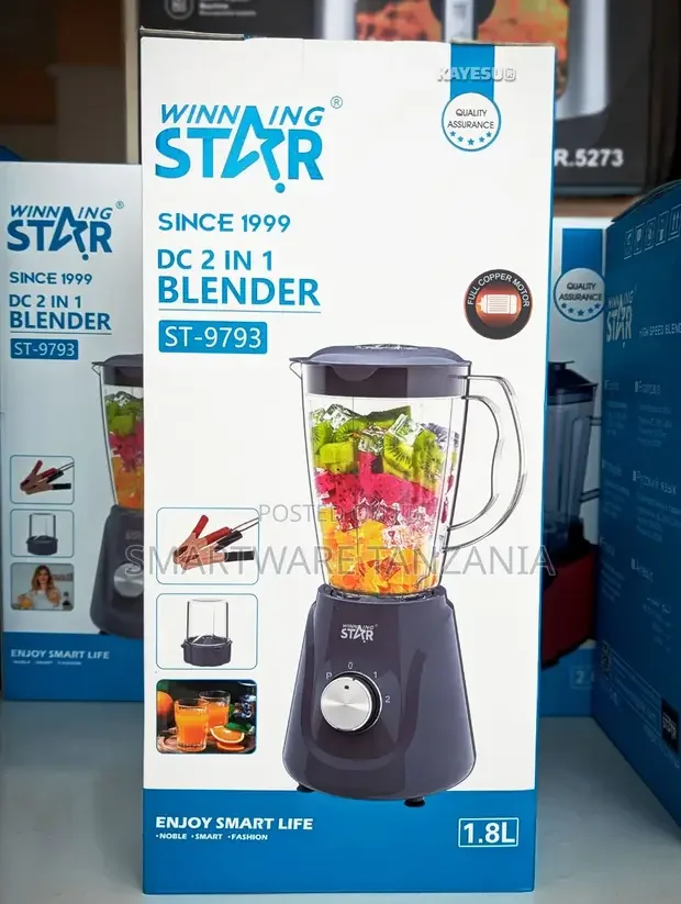 Winning Star 2 in 1 DC Blender 1.8L - Buy in Dar es Salaam, Tanzania | Smartware