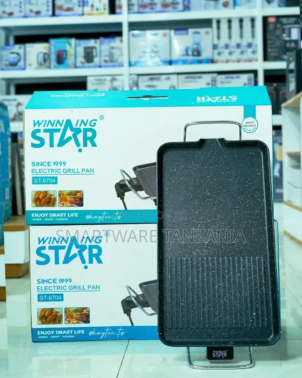 Winning Star ST-9704 Electric Grill Pan - Buy in Dar es Salaam, Tanzania | Smartware