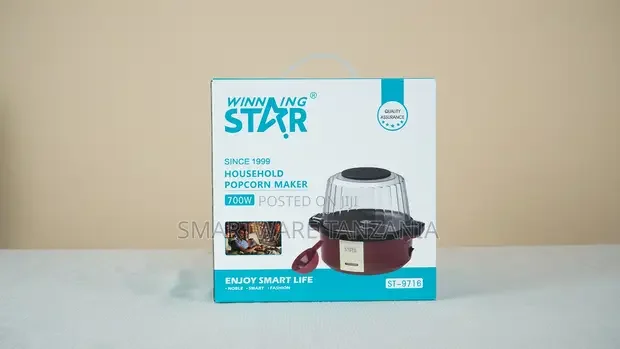 Winning Star ST-9716 700W Hot Air Popcorn Maker - Buy in Dar es Salaam, Tanzania | Smartware