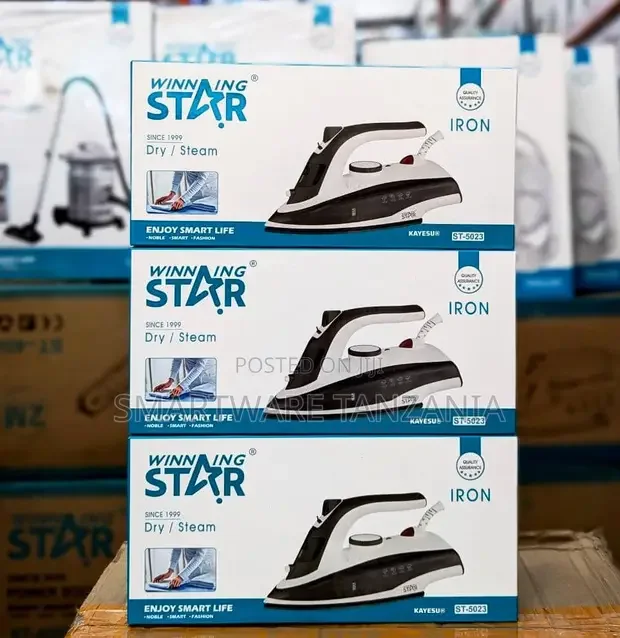 Winning Star Steam Iron Dry and Steam 2 in 1 - Buy in Dar es Salaam, Tanzania | Smartware