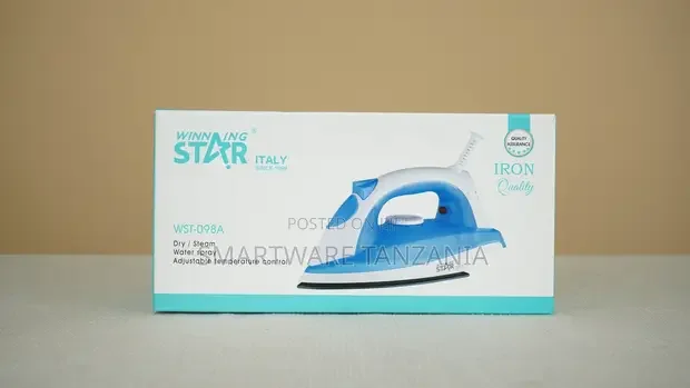 Winning Star WST-098a Steam Dry Iron With Water Spray - Buy in Dar es Salaam, Tanzania | Smartware