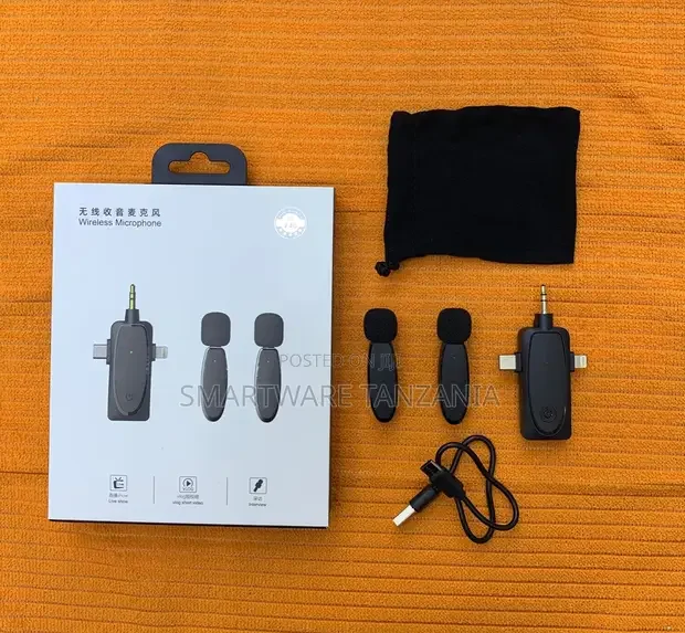 Wireless Microphone Audio Video Recording For AndroidiPhone