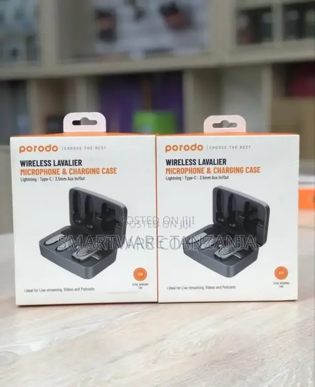 Wireless Microphone Compatible With iPhone, Camera, Laptop - Buy in Dar es Salaam, Tanzania | Smartware