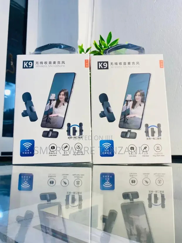 Wireless Microphone Dual Lavalier Mic System - Buy in Dar es Salaam, Tanzania | Smartware