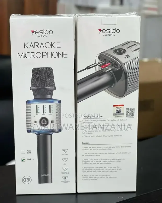 Wireless Microphone, Karaoke Microphone Wireless Speaker - Buy in Dar es Salaam, Tanzania | Smartware