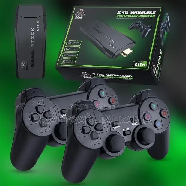 Wireless Retro Game Console Stick Built-in 20000+ Games - Buy in Dar es Salaam, Tanzania | Smartware