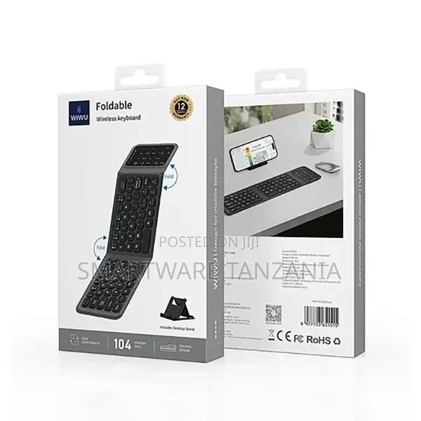 Wiwu Foldable Wireless Bluetooth Keyboard 104 Keys - Buy in Dar es Salaam, Tanzania | Smartware